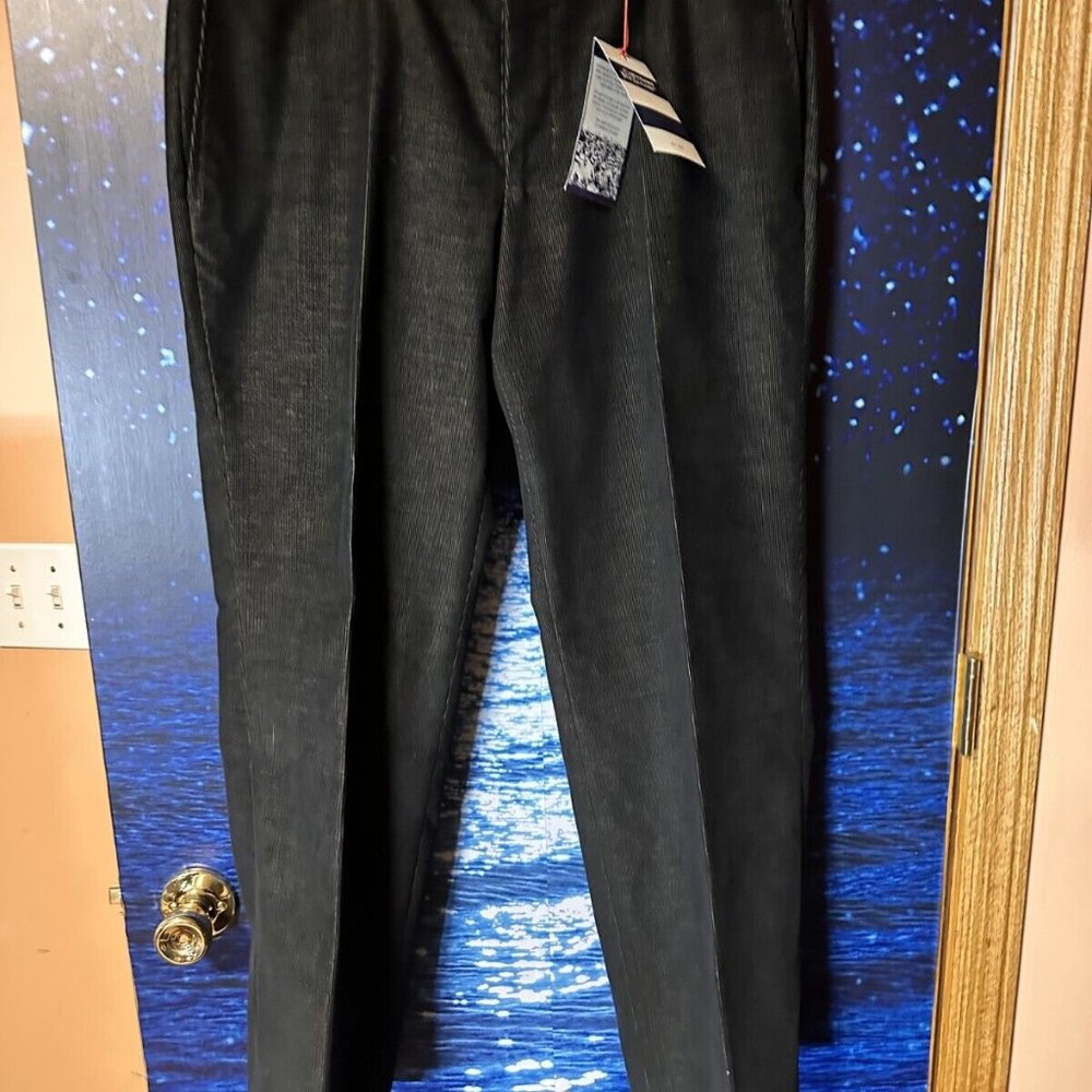 Canterbury of New Zealand Tapered Men's Corduroy Pants Size 34 (35 x 30) NV BLUE